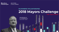 Desktop Screenshot of mayorschallenge.bloomberg.org