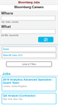 Mobile Screenshot of bloomberg.jobs